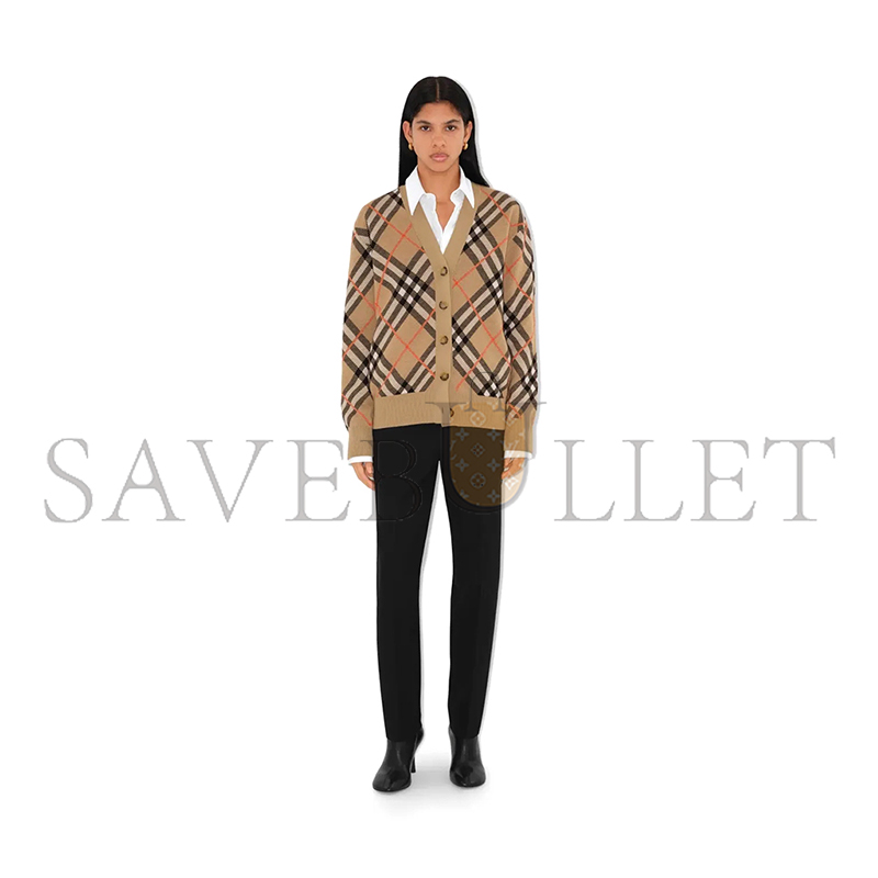 Bv*b*rry woll-mohairmisch-cardigan in check 80934911